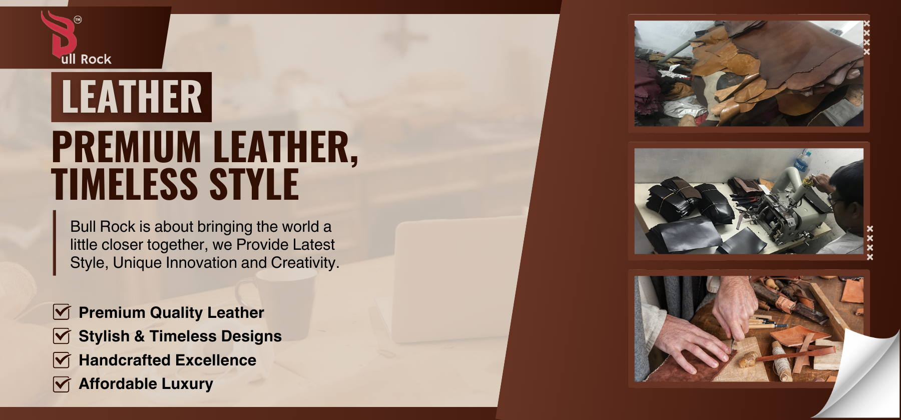 Premium handcrafted leather