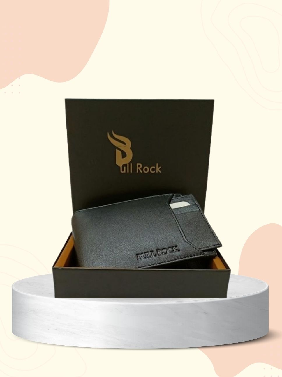  Premium Leather Wallet – Black Edition