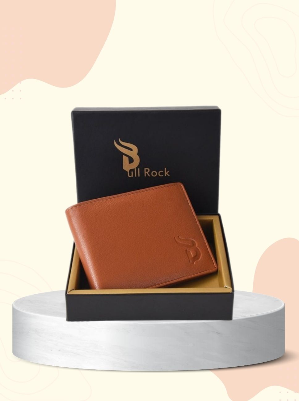 Genuine Tan Leather Wallet – Minimal Edition