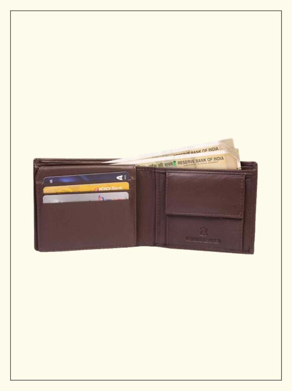 KHAKI WALLET FOR MEN