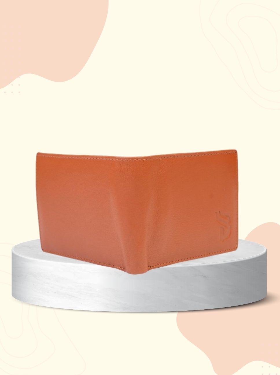 GENUINE TAN LEATHER WALLET – MINIMAL EDITION