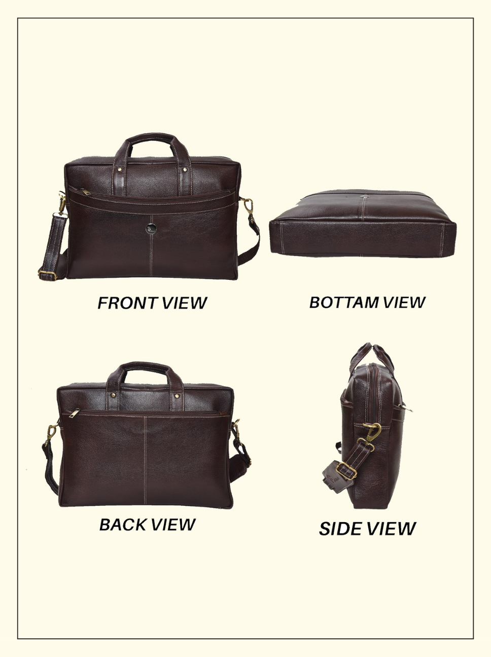 MEN BROWN MESSENGER BAG