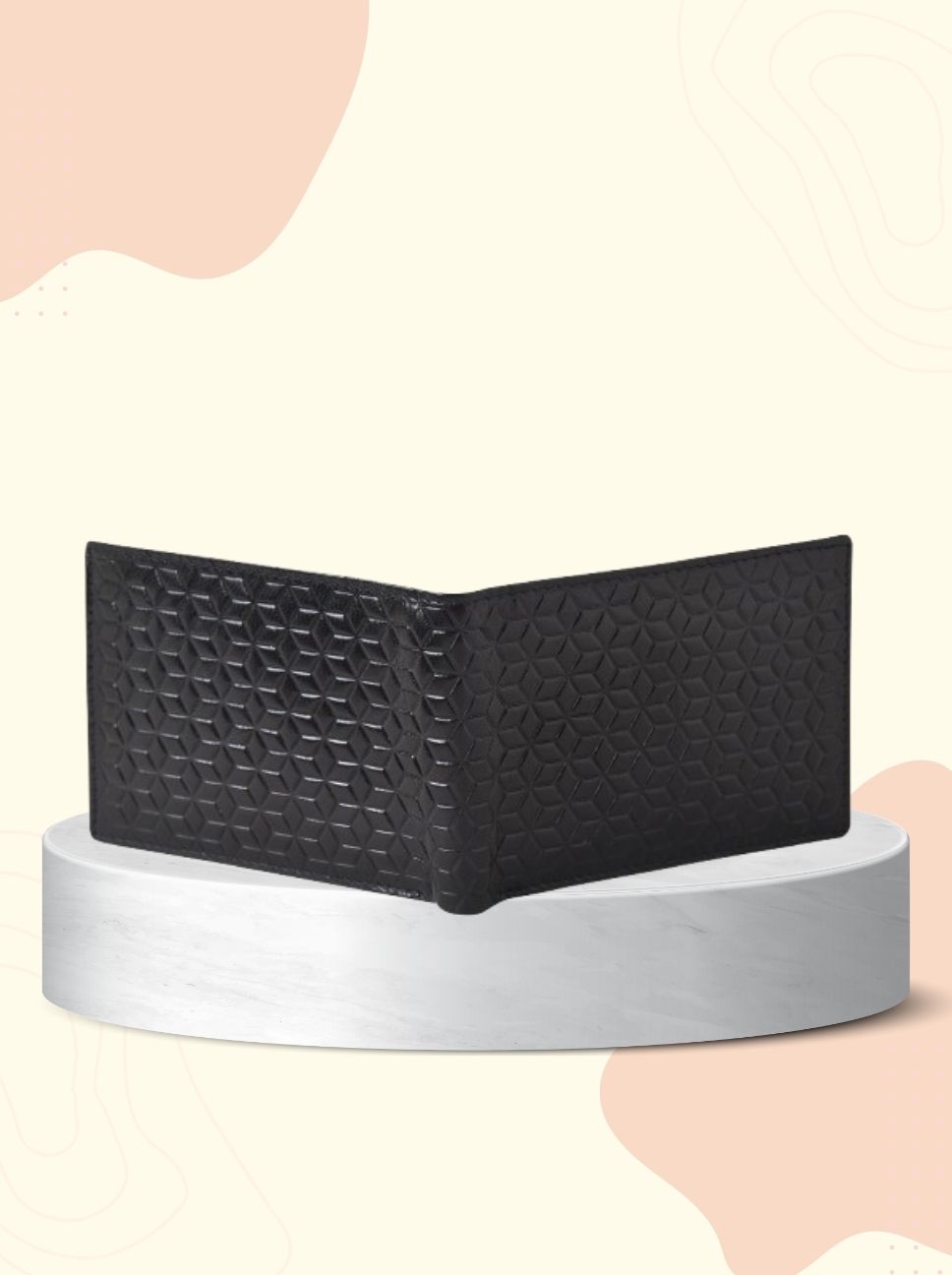 CROCO EFFECT LEATHER WALLET FOR MEN