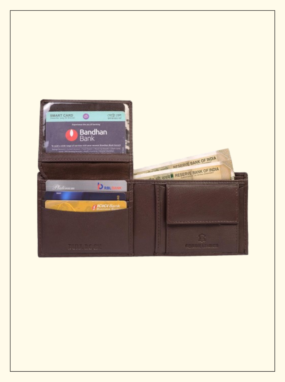 KHAKI WALLET FOR MEN