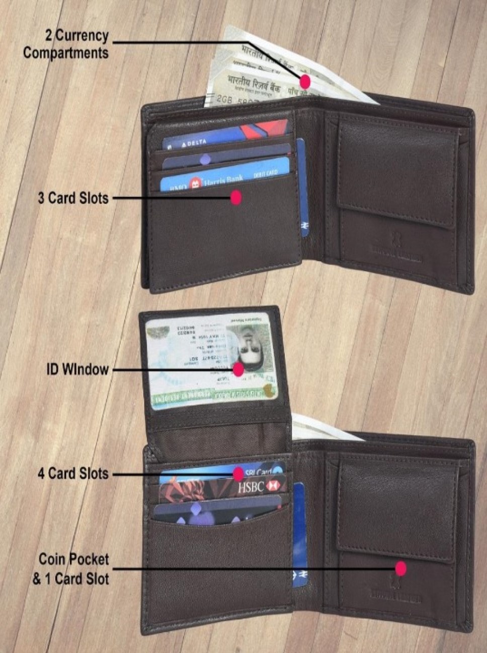 PRIME STYLE LEATHER BELT AND WALLET GIFT COMBO SET