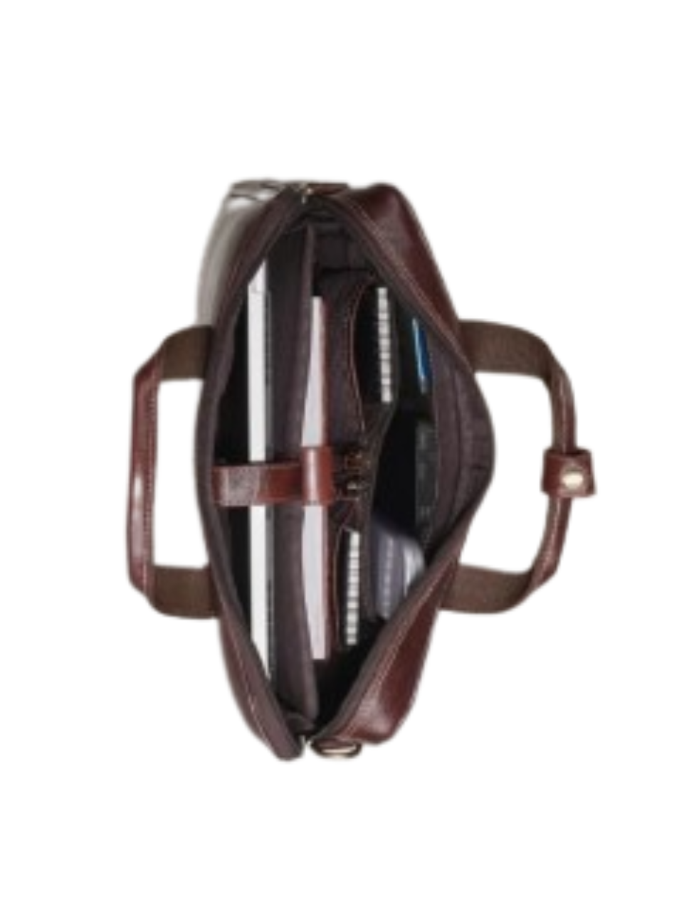 VELORIO BROWN MESSENGER LAPTOP BAG FOR MEN