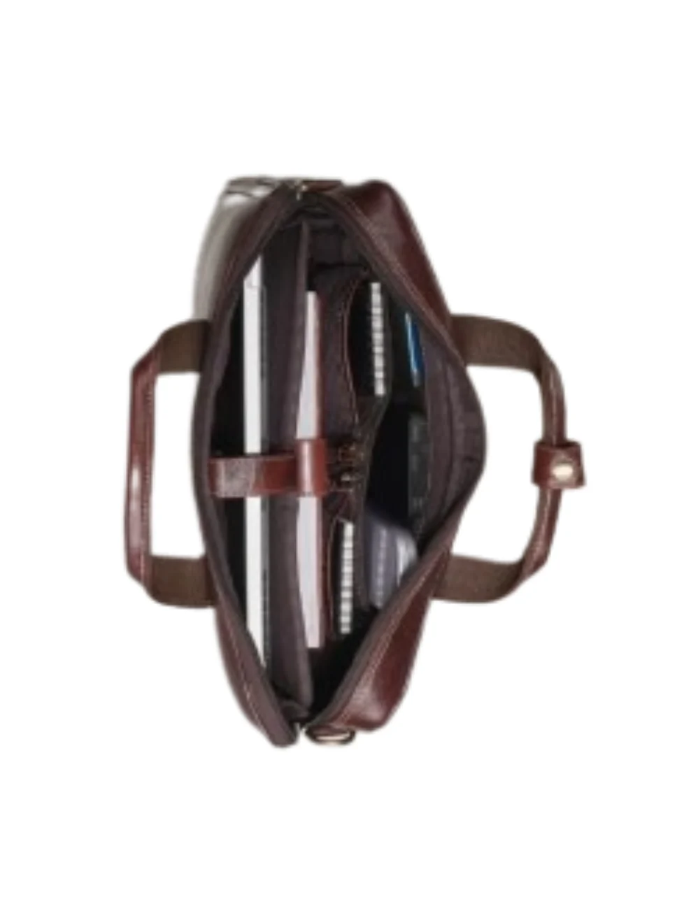 VELORIO BROWN MESSENGER LAPTOP BAG FOR MEN