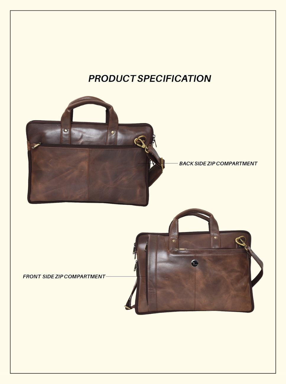 LEATHER LAPTOP BAG