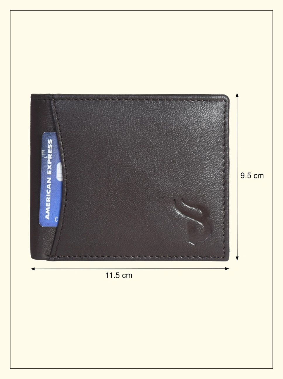 SENTINEL RFID Protected Classic Bi-Fold Leather Wallet For Men